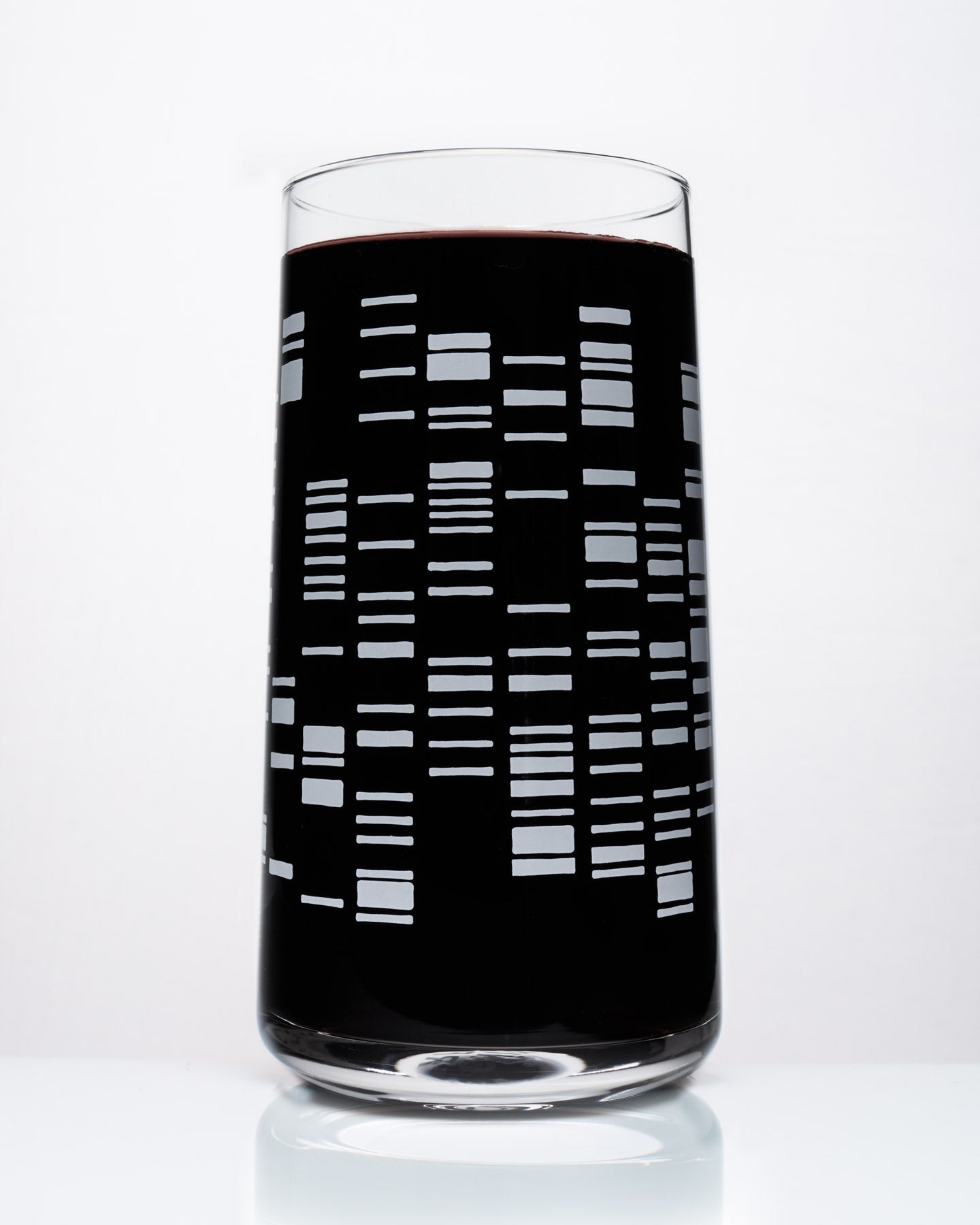 Gel Electrophoresis Drinking Glass Single