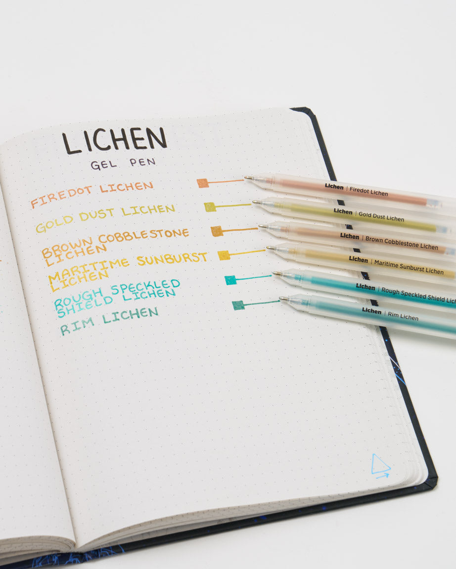 Lichen Metallic Metallic Gel Pens (Pack of 6)