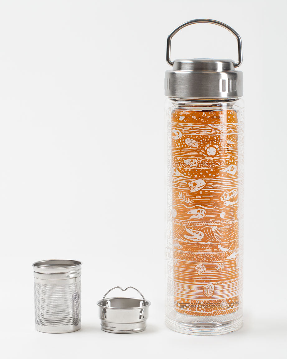 Thermos Premium Double Wall Thermal Bottle with Tea Infuser (St/St