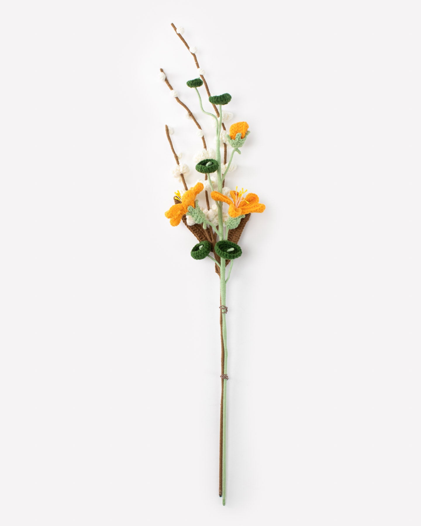 Nasturium Pair Crochet Flower Handmade Bouquet – Cognitive Surplus