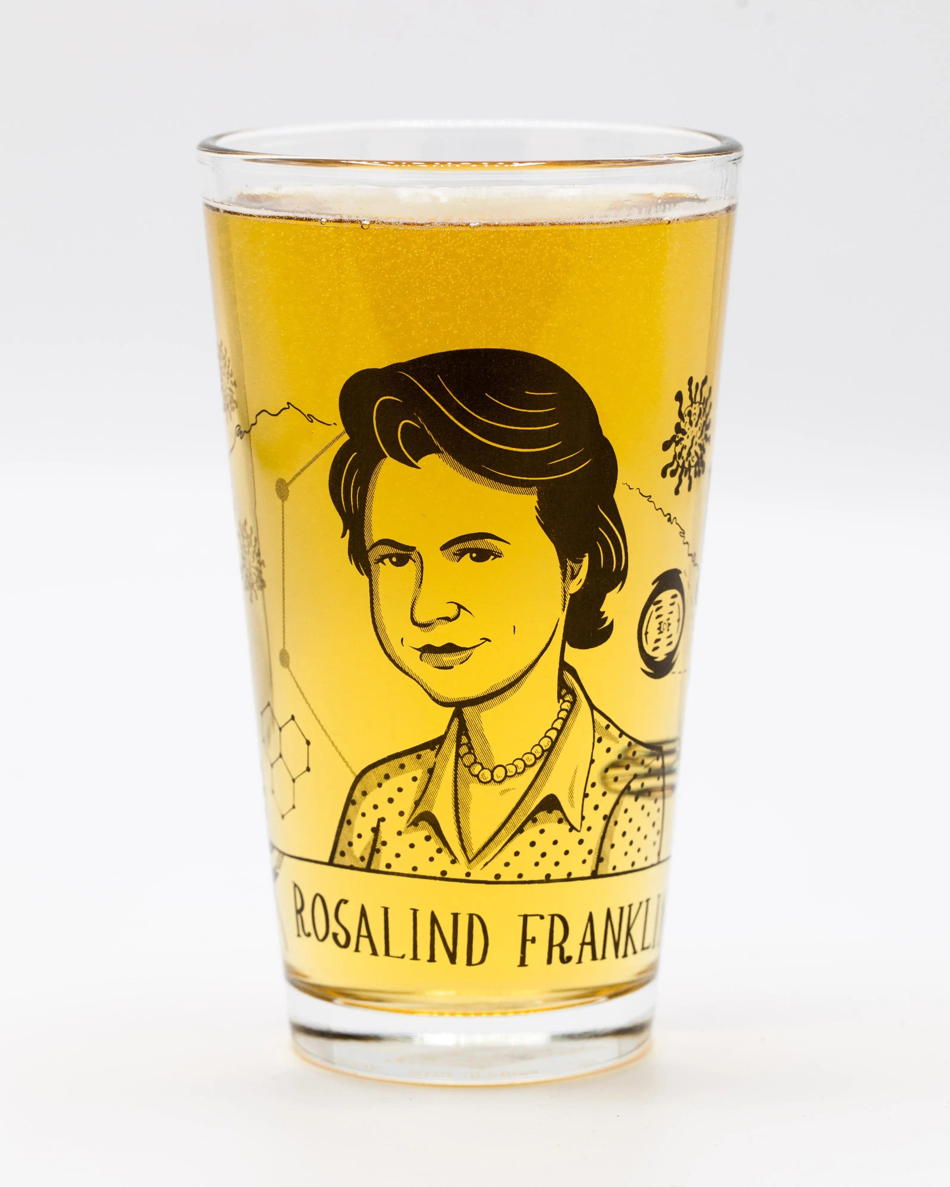 Rosalind Franklin Pint Glass Cognitive Surplus