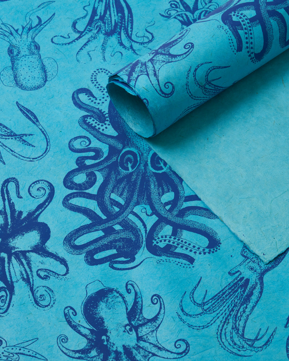 Octopus & Squid Wrapping Paper