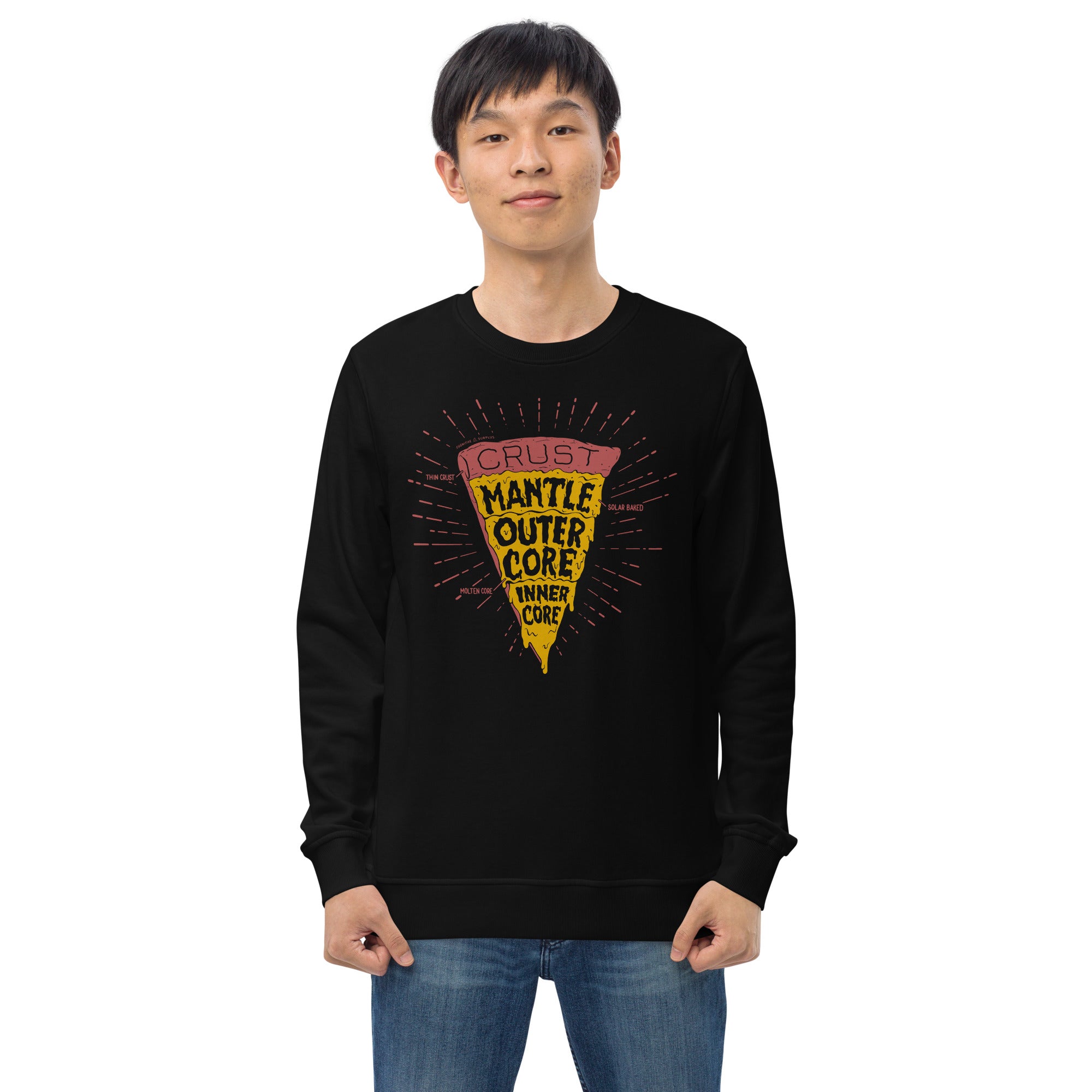 Slice of Earth Pizza Sweatshirt - Organic