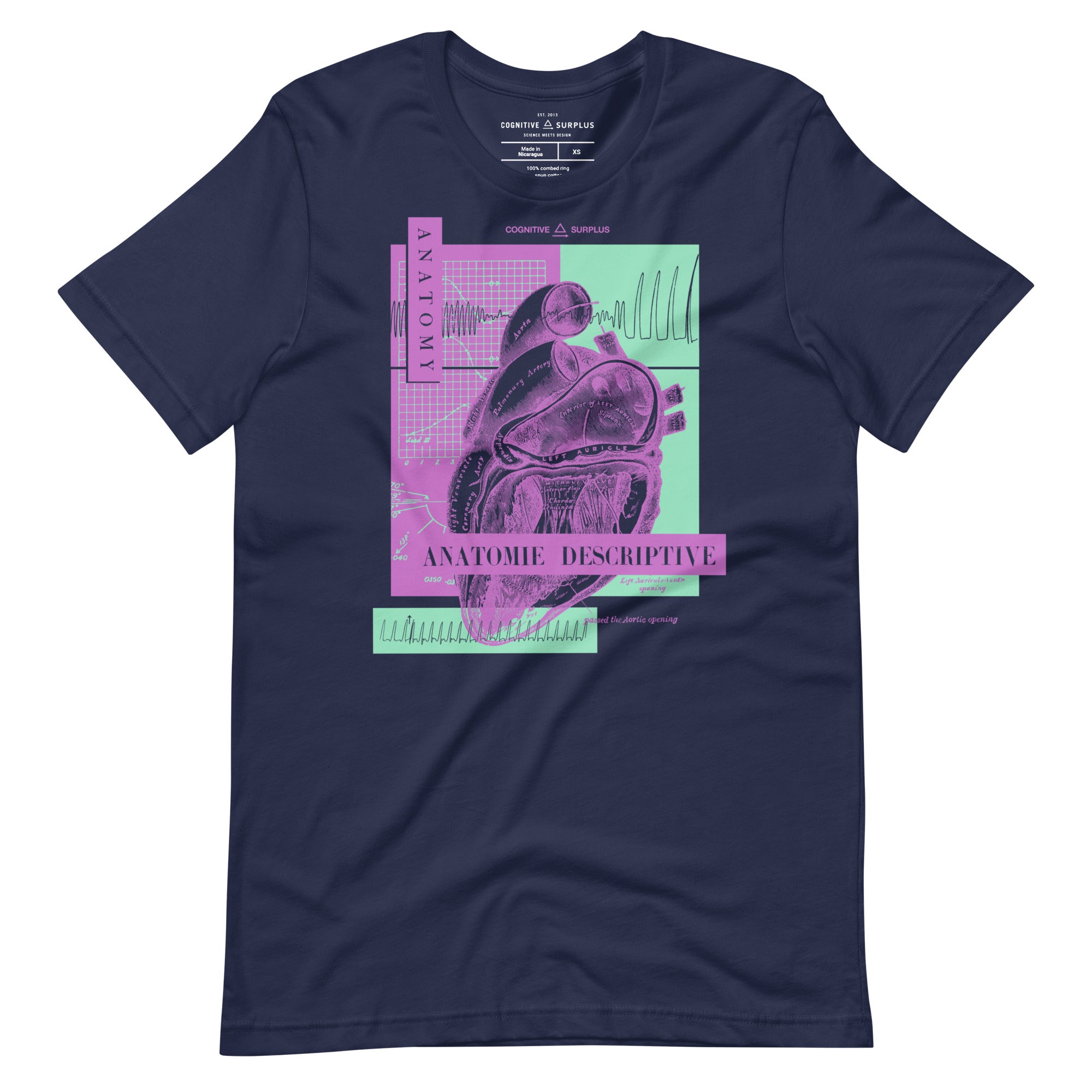 Vintage Anatomical Heart Graphic Tee – Cognitive Surplus
