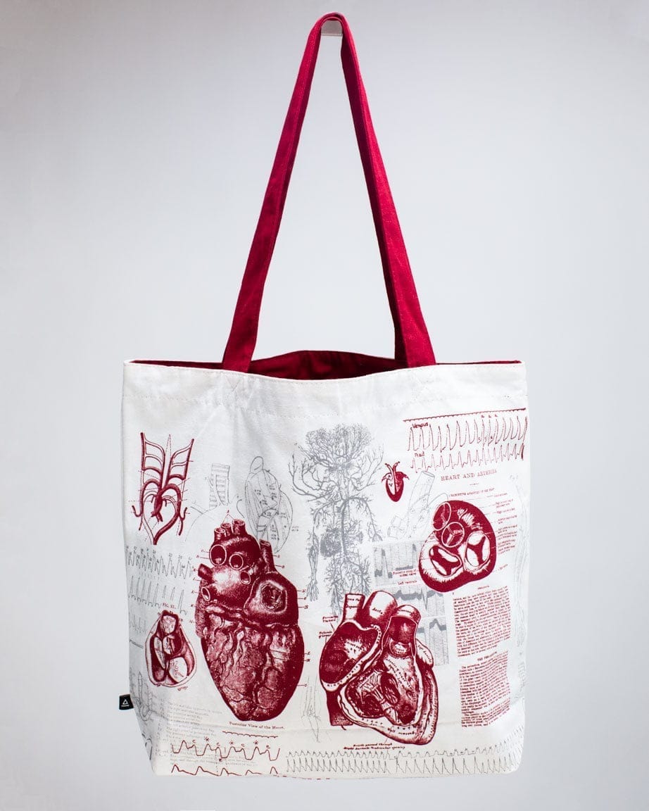 Heartbeat Tote Bag  Reversible Tote – Cognitive Surplus