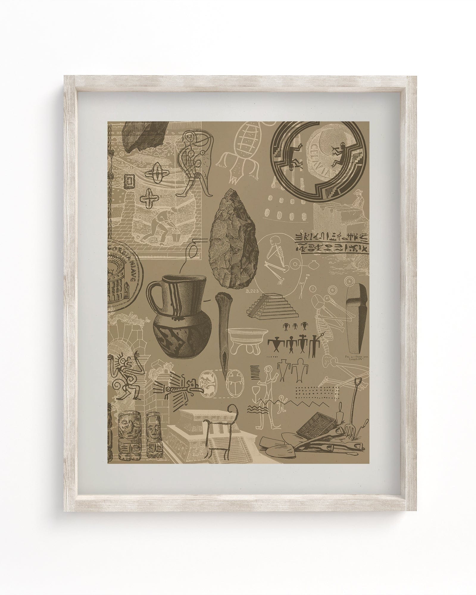 Archaeology Scientific Illustration Art Print | Cognitive Surplus