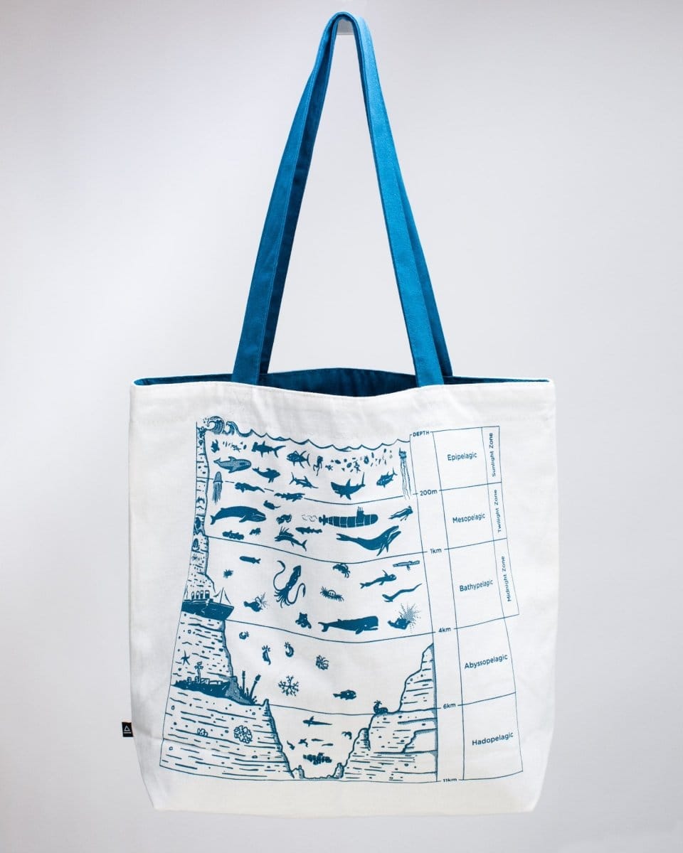 Beneath the Waves Reversible Tote Bag