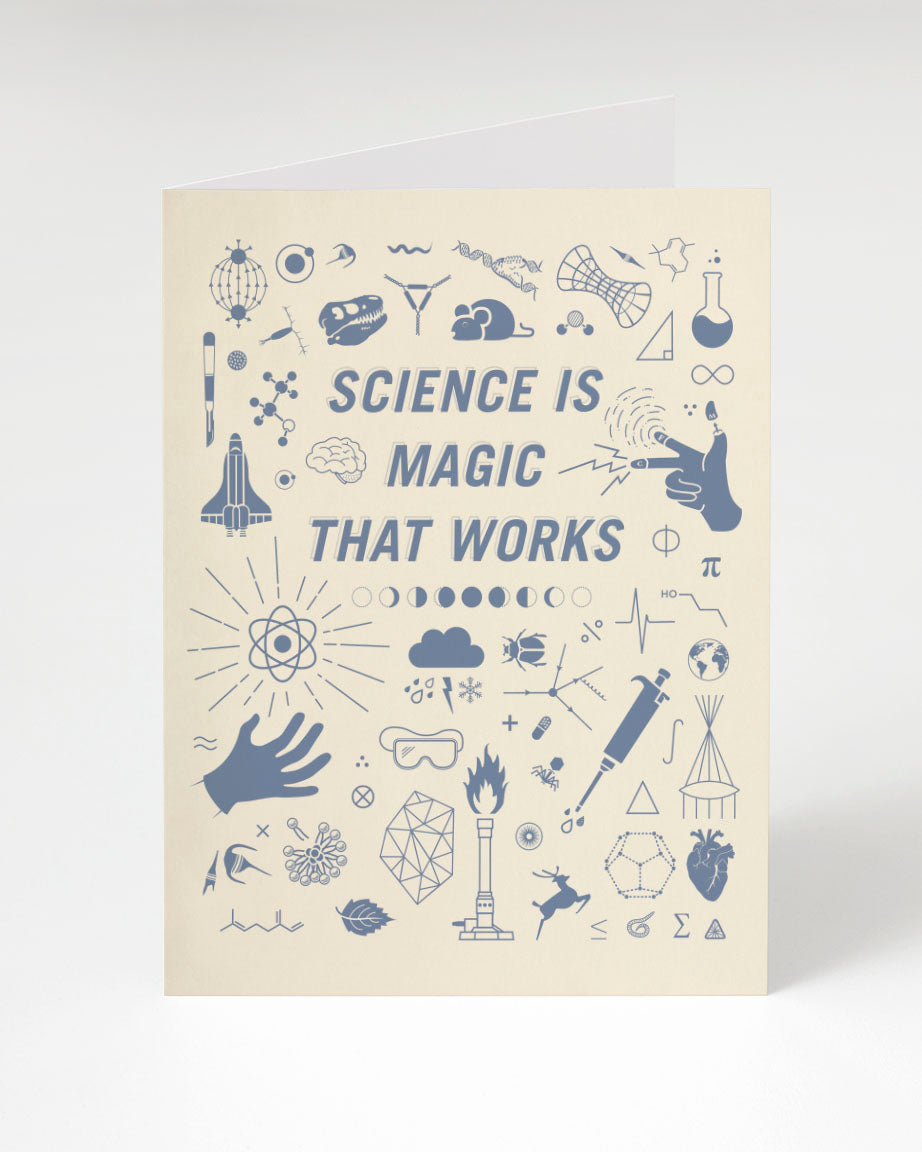 Science is the Cognitive Surplus Science is Magic That Works Card.