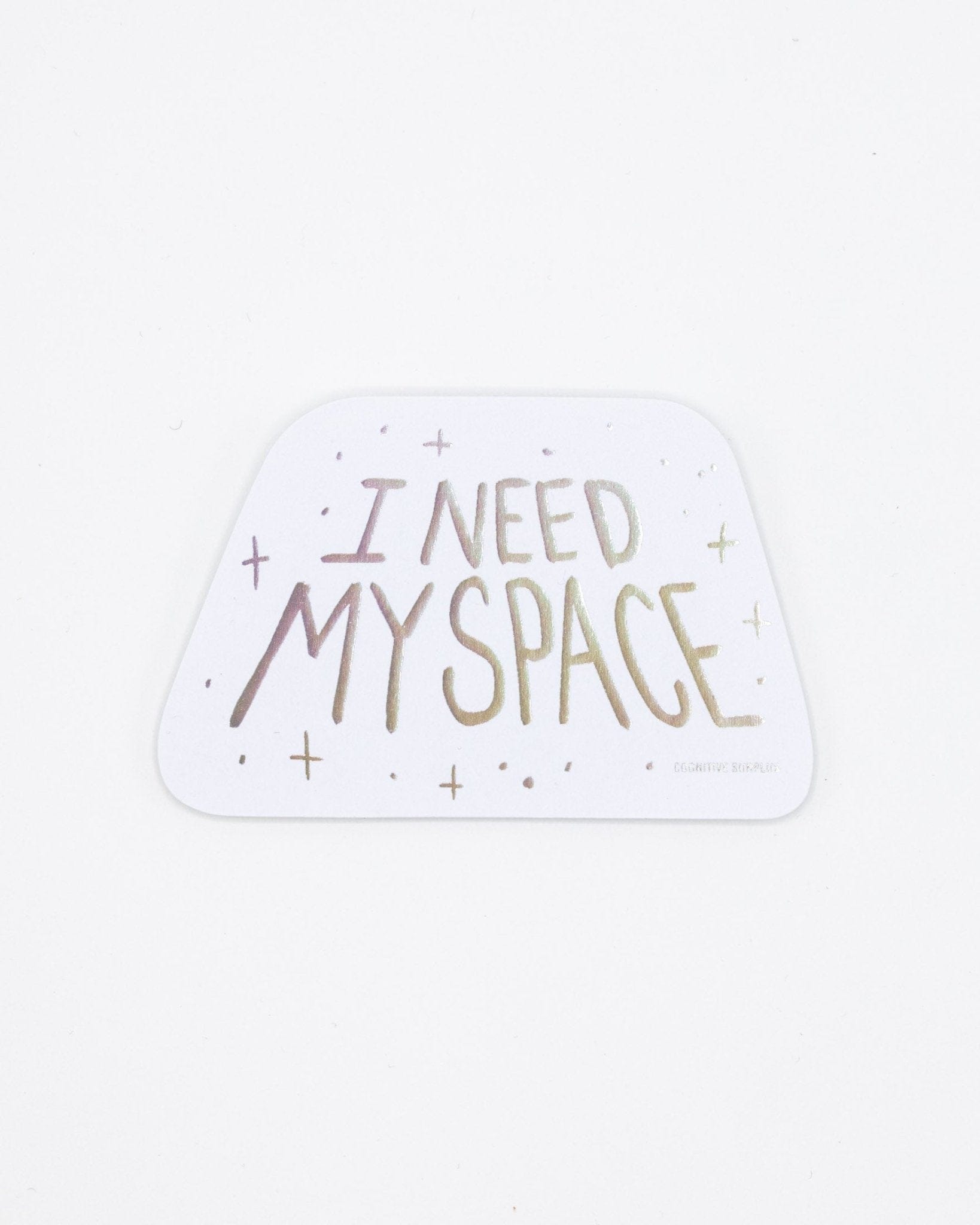 I Need My Space Sticker Cognitive Surplus