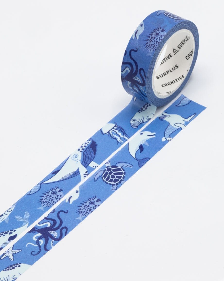 12 Rolls Washi Tape Set Japanese Decorative Blue Sea Wave Washi Masking  Tape For Scrapbook Diy