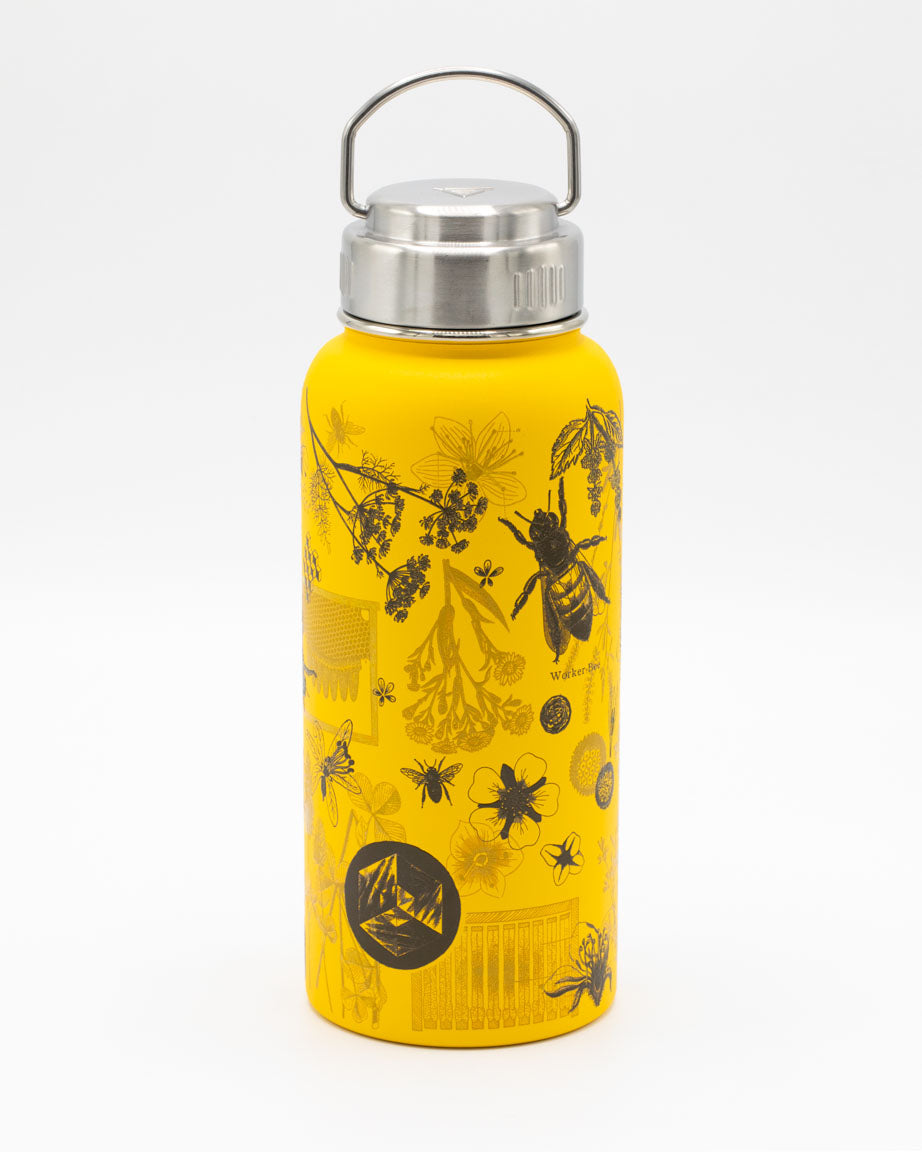 Honey Bee 32 oz Stainless Steel Bottle by Cognitive Surplus