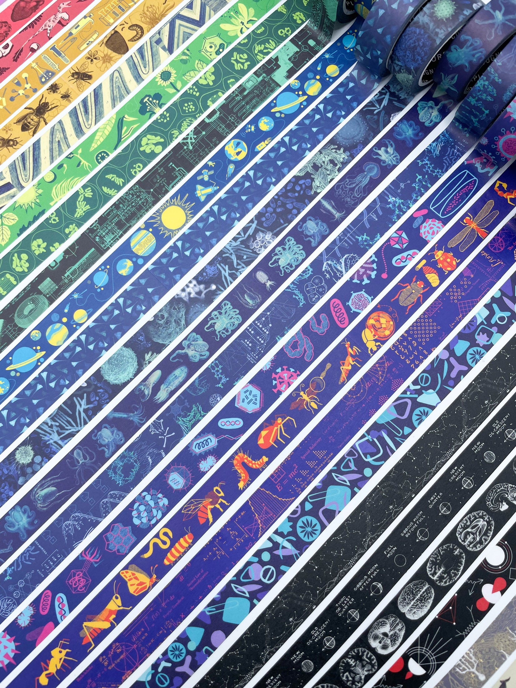 Colorful Day Washi Tape 10-Pack - Kawaii Pen Shop - Cutsy World