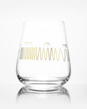 Electromagnetic Spectrum Wine Glass