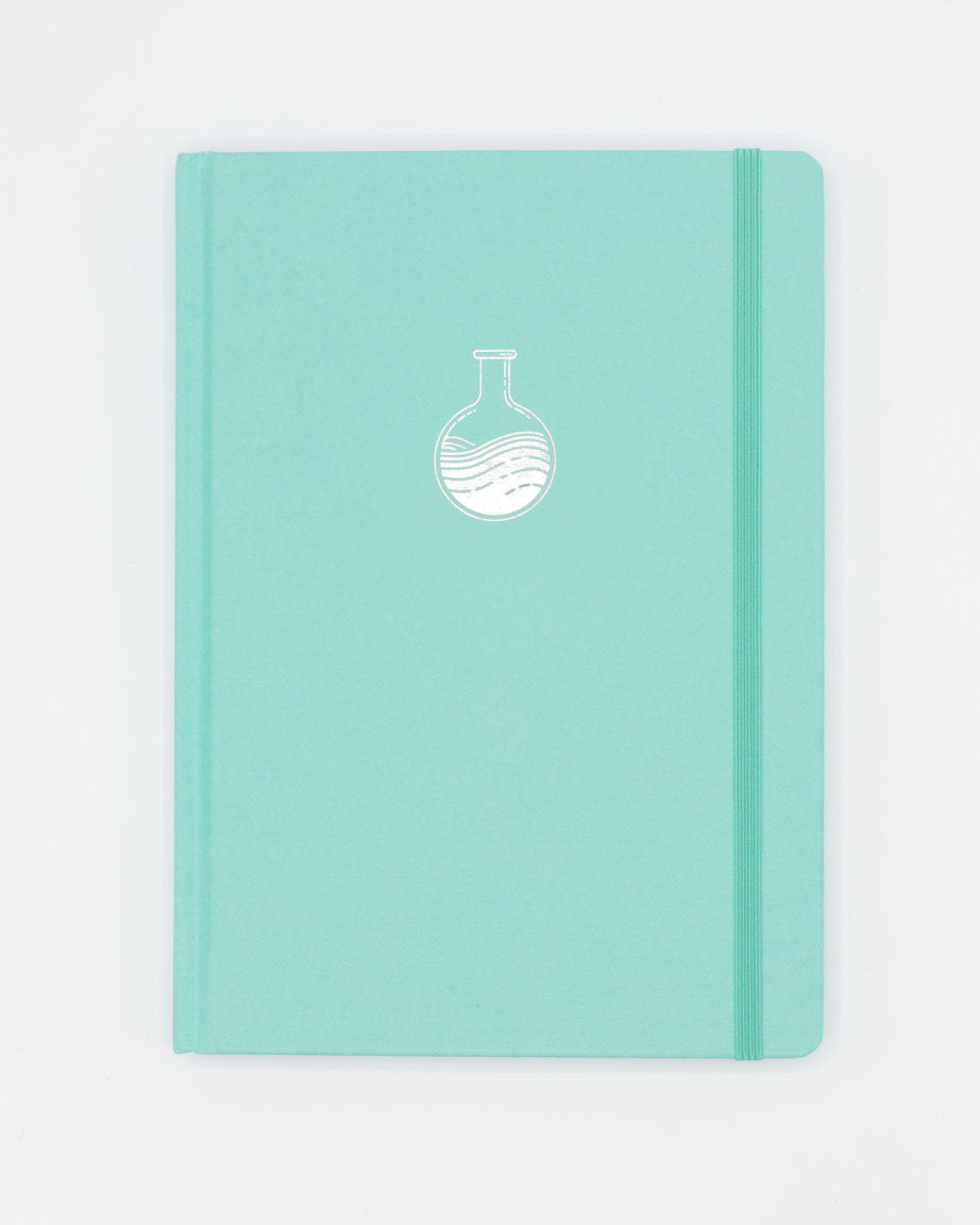 Laboratory Science A5 Hardcover Notebook - Dotted Lines