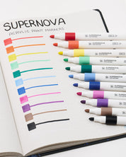 Supernova Acrylic Markers (Pack of 12)