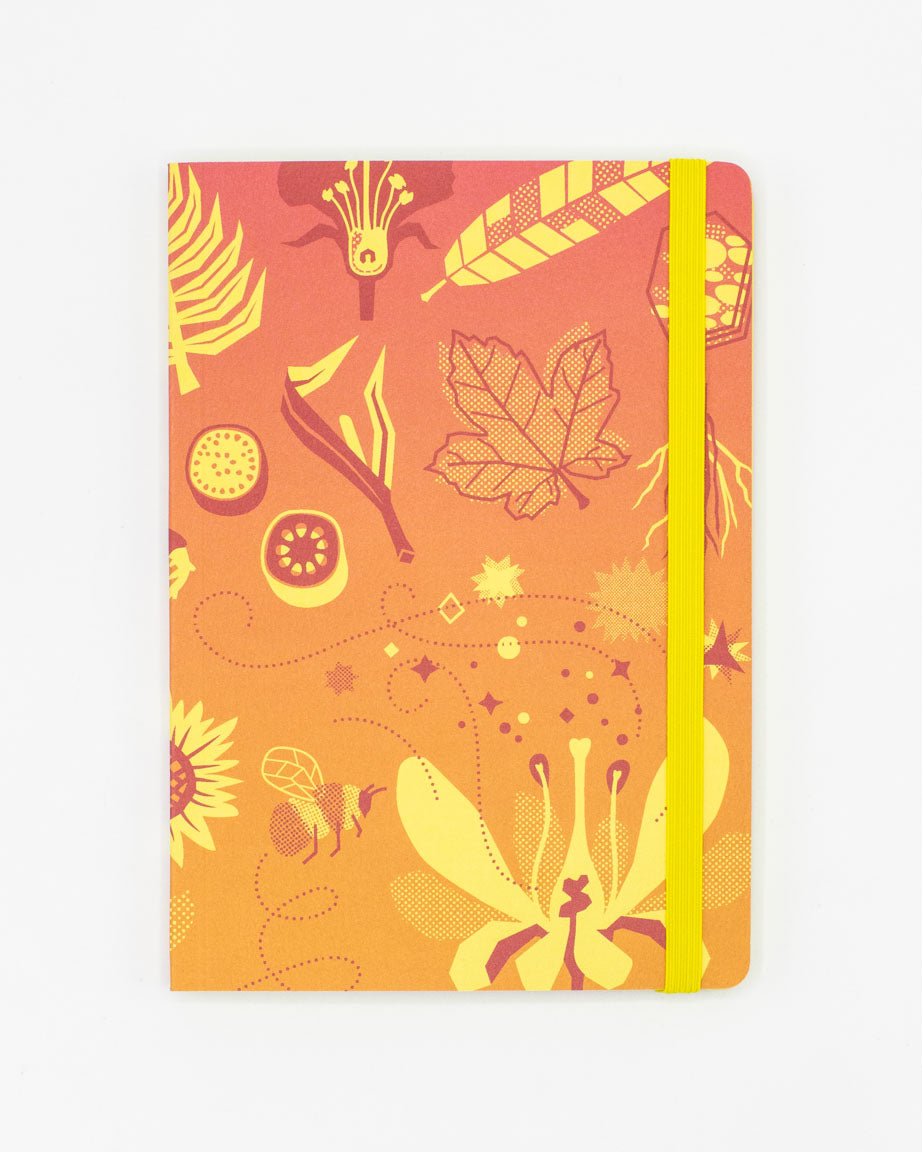 Botany Design Note Book Retro Botany A5 Notebook - Dotted Lines | Cognitive Surplus