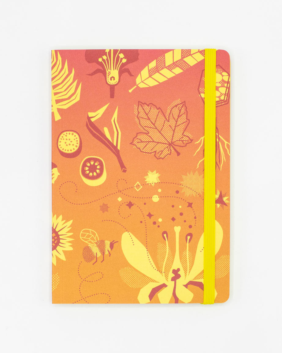 Retro Botany A5 Softcover Notebook