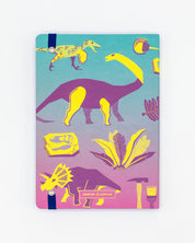 Retro Dino A5 Softcover Notebook