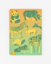 Retro Mammals A5 Softcover Notebook