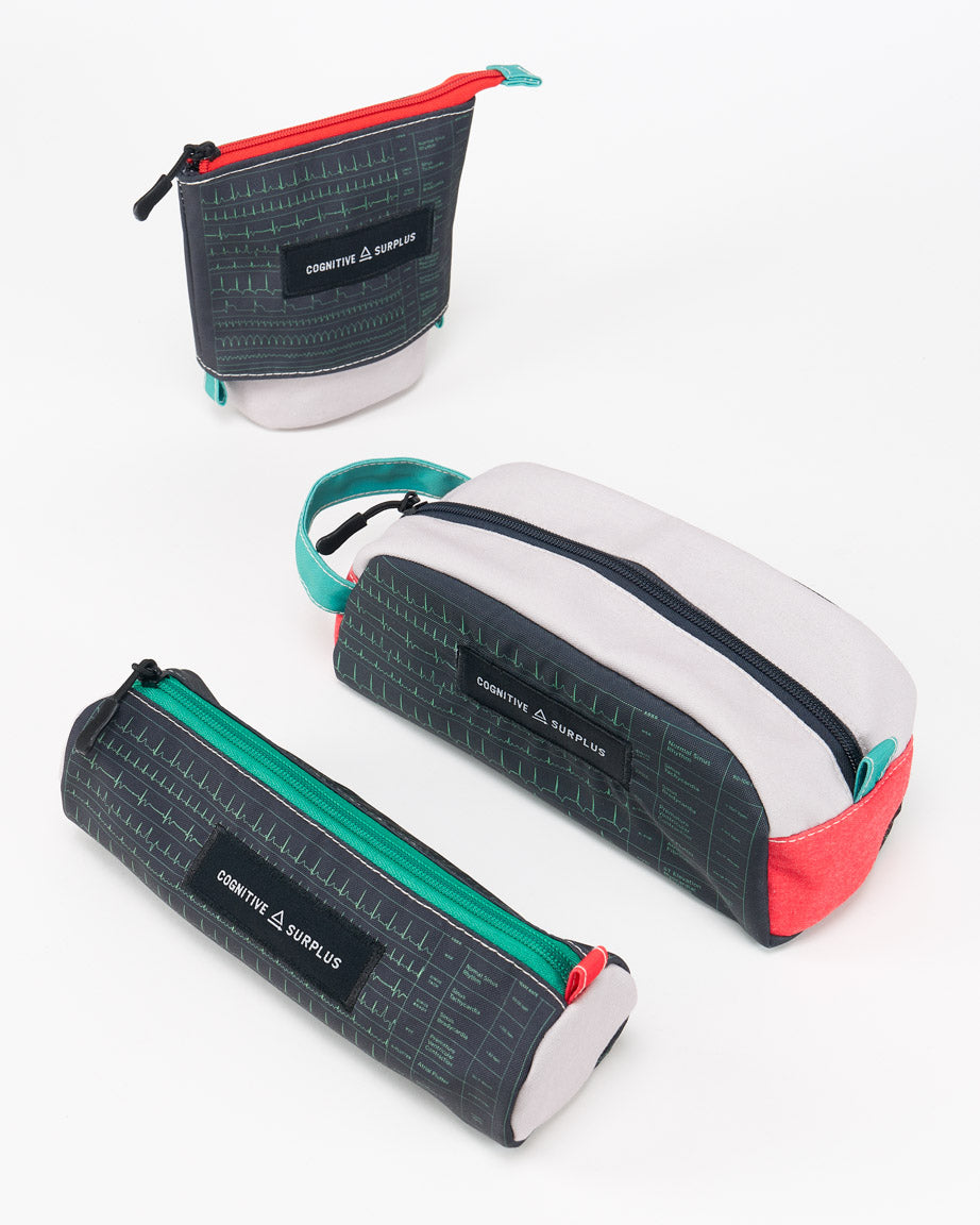 Heartbeat Zipper Bags