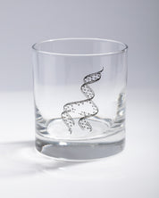 Twisting Helix DNA Whiskey Glass