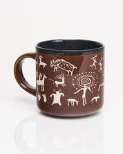 Cave Paintings Hand Carved 15 oz Ceramic Mug