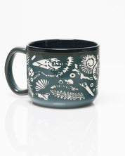Fossils Hand Carved 15 oz Ceramic Mug