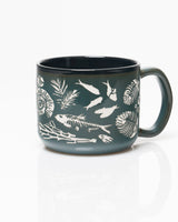 Fossils Hand Carved 15 oz Ceramic Mug