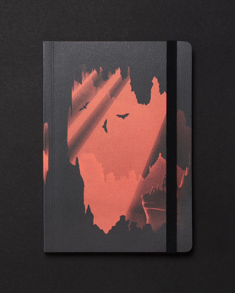 Caves Dark Analysis A5 Softcover Notebook