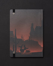 Desert Moon Dark Analysis A5 Softcover Notebook