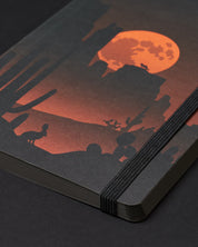 Desert Moon Dark Analysis A5 Softcover Notebook