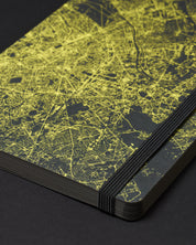 Paris at Night Dark Analysis A5 Softcover Notebook