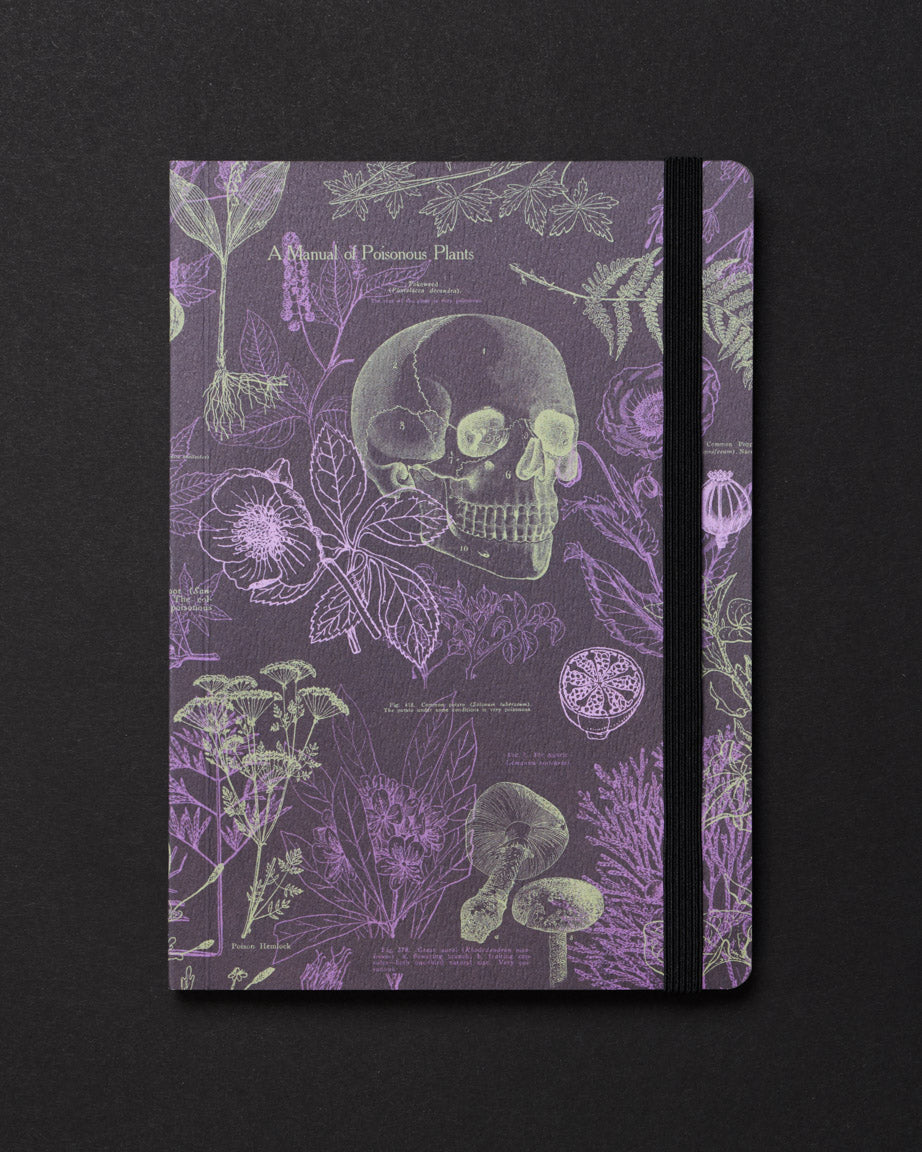 Poisonous Plants Dark Analysis A5 Softcover Notebook