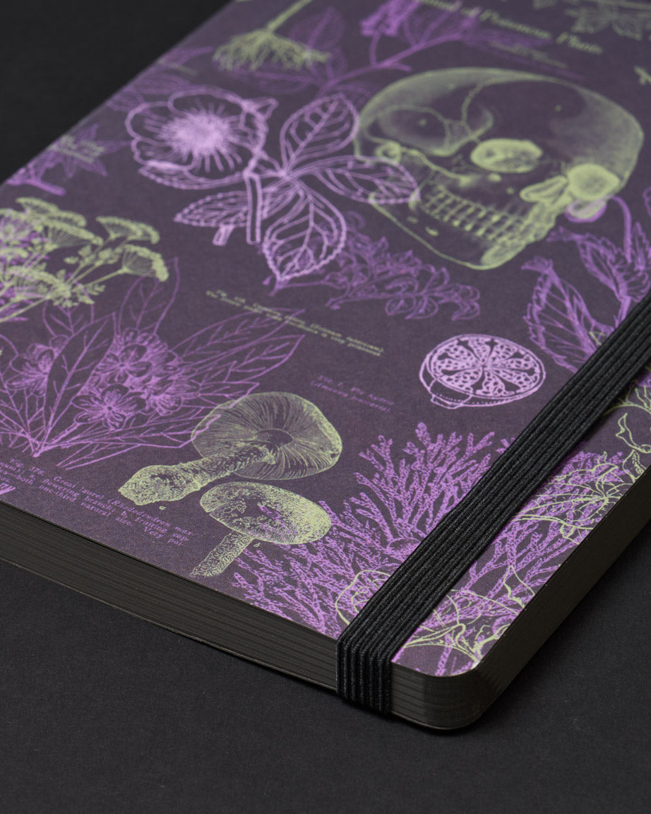 Poisonous Plants Dark Analysis A5 Softcover Notebook