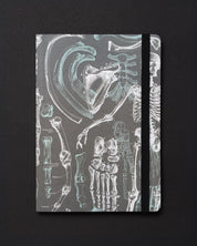 Skeleton Dark Analysis A5 Softcover Notebook