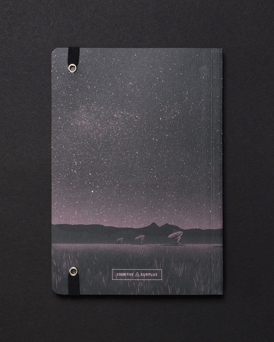 Always Listening: Very Large Array Dark Analysis A5 Softcover Notebook