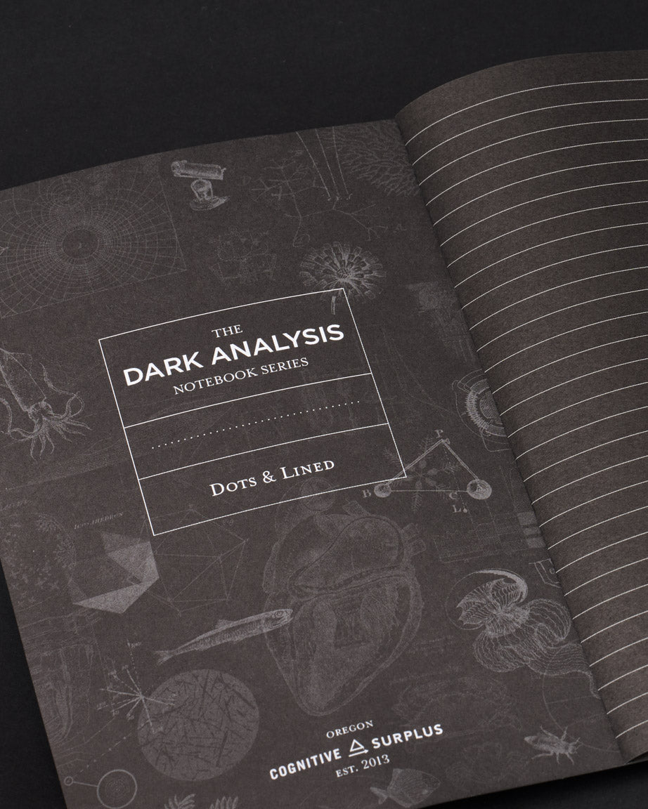 Caves Dark Analysis A5 Softcover Notebook