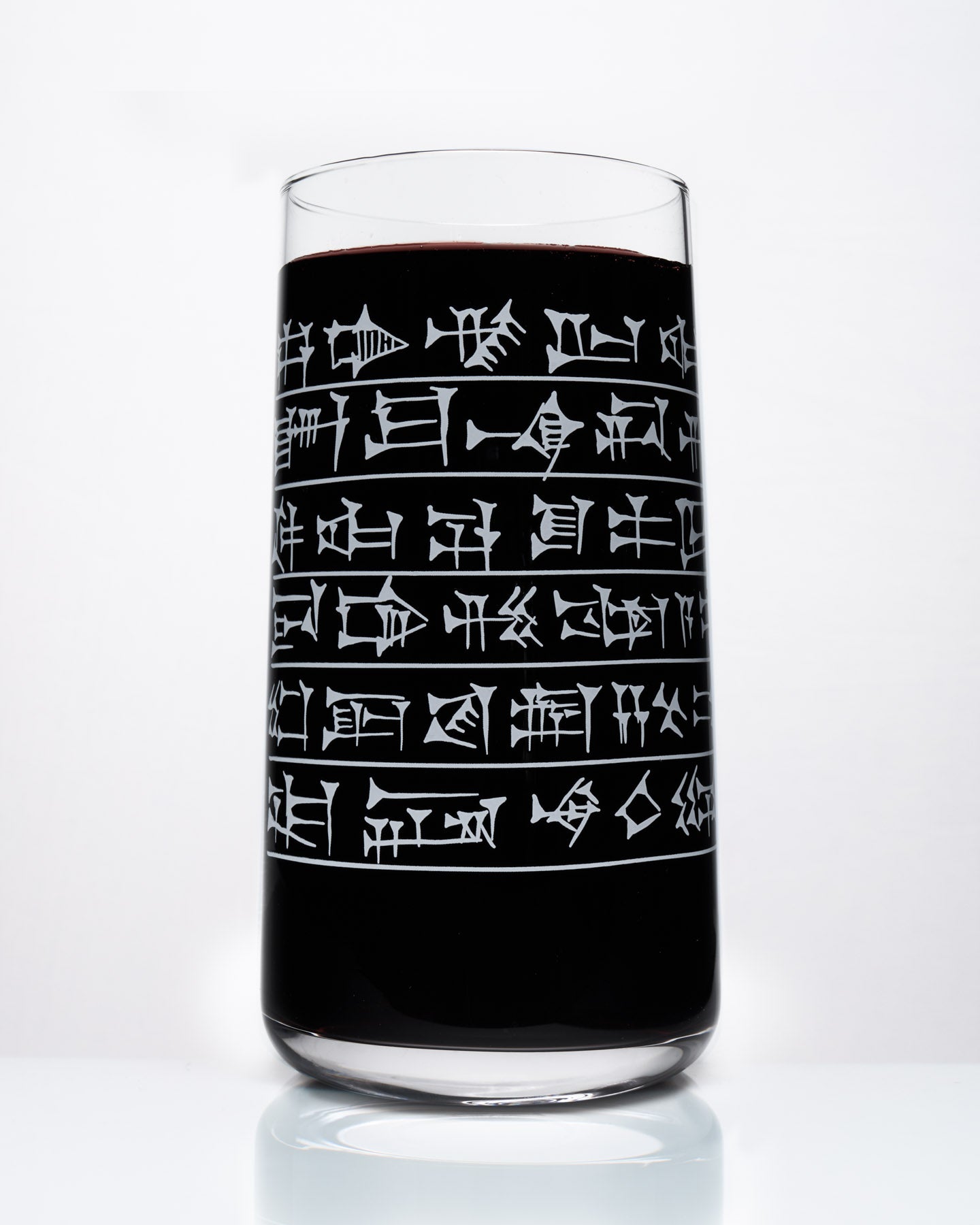 Cuneiform Drinking Glass