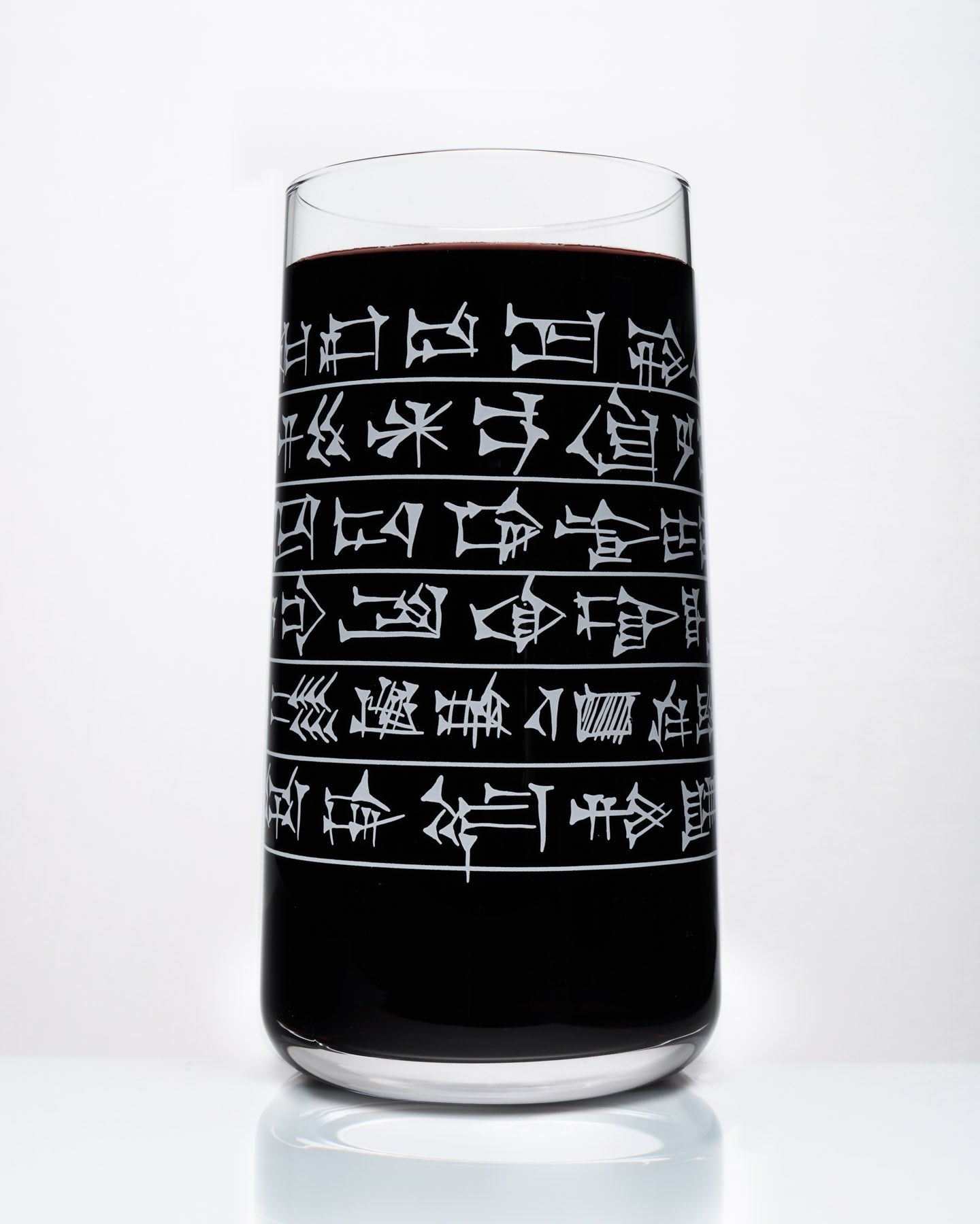Cuneiform Drinking Glass