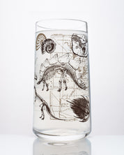 Vintage Dinosaur Drinking Glass