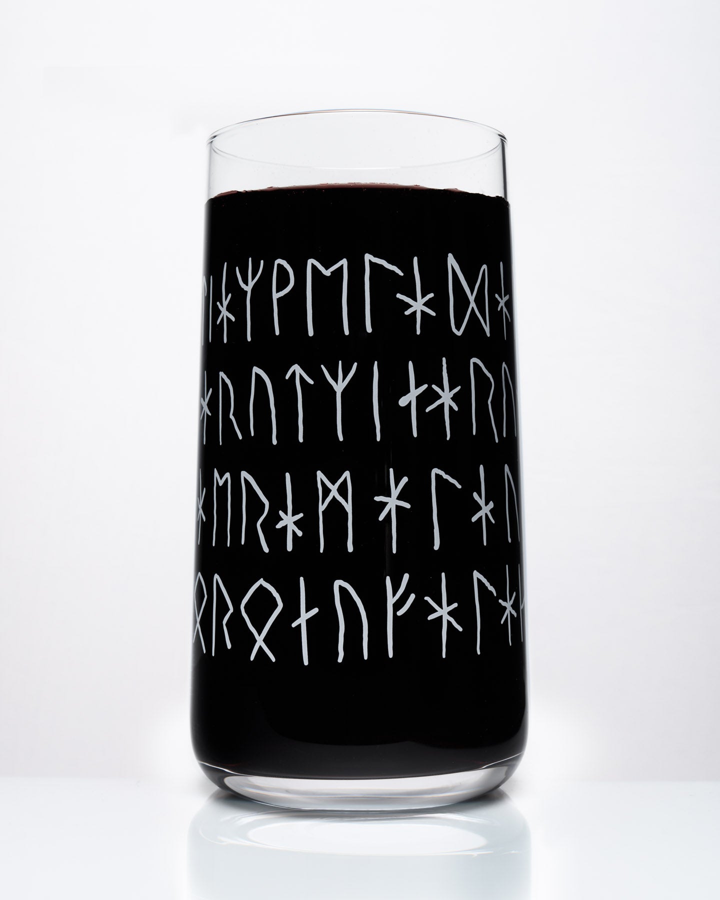Norse Runes Drinking Glass
