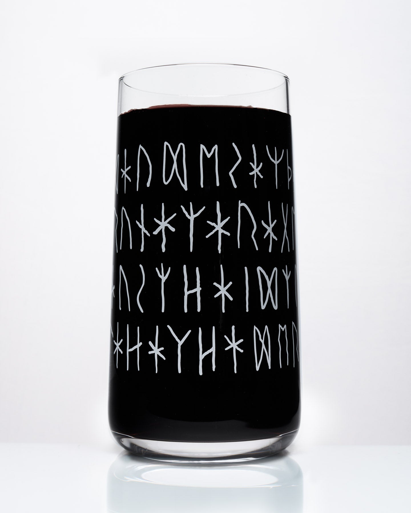 Norse Runes Drinking Glass