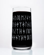 Norse Runes Drinking Glass