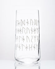 Norse Runes Drinking Glass