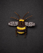 Large Earth Bumblebee Brooch Pin - Trovelore