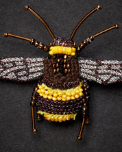 Large Earth Bumblebee Brooch Pin - Trovelore