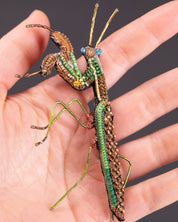 Green Mantis Brooch Pin - Trovelore