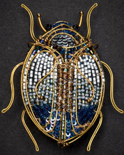 Jewel Scarab Beetle Brooch Pin - Trovelore