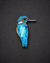 River Kingfisher Brooch Pin - Trovelore