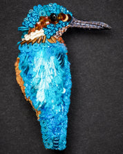 River Kingfisher Brooch Pin - Trovelore